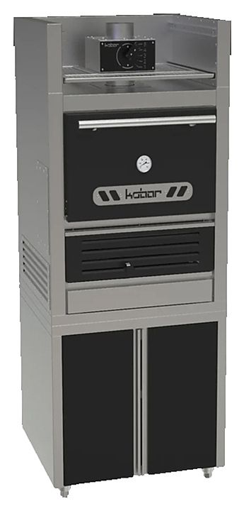 ПЕЧЬ-МАНГАЛ КОБОР FIRE-45-L BC ПОДСТАВКА + ПОЛКА ДЛЯ ПОДОГРЕВА миниатюра 2
