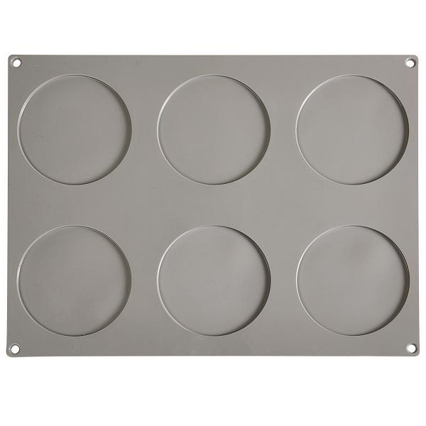 Форма силиконовая "Gourmand Диск" d110мм h3,5мм, 33мл, 6 ячеек GG003S