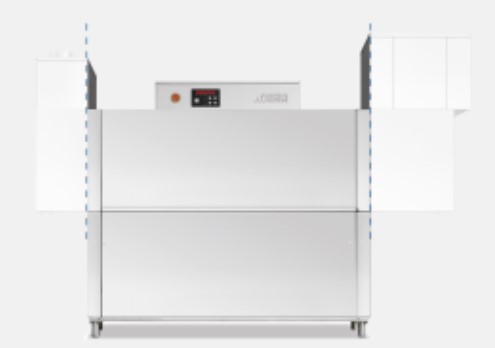 МАШИНА ПОСУДОМОЕЧНАЯ DIHR RX 164 E SX+DR24+DDE+XP / ДЕЛЕНИЕ 2 ЧАСТИ