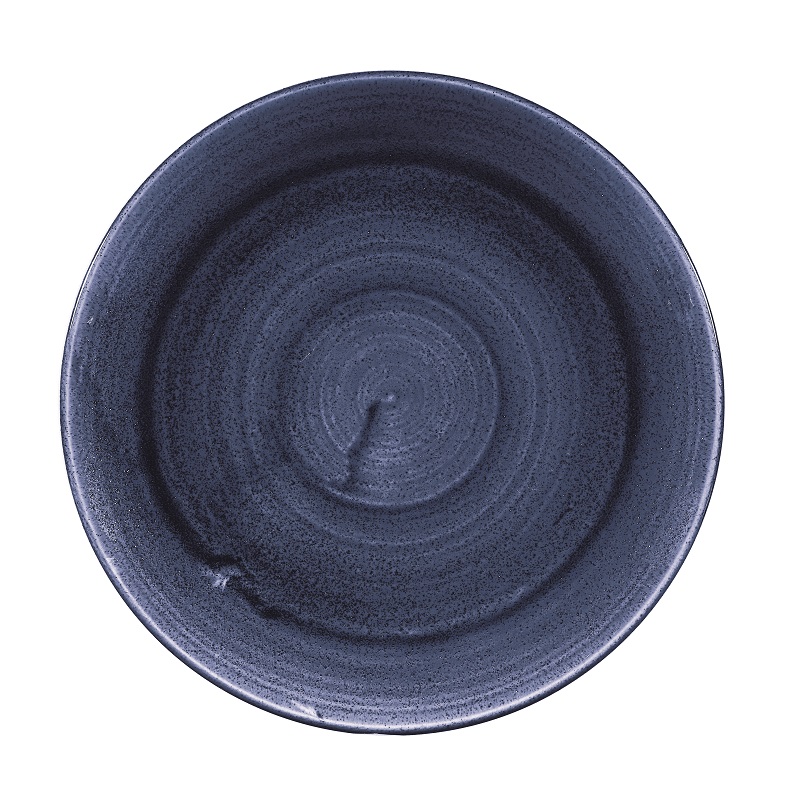 Тарелка мелкая 28,8см, без борта, Stonecast Patina, цвет Cobalt Blue PABLEV111