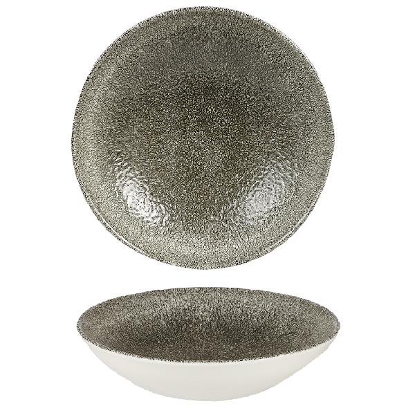 Салатник 0,42л d18,2см, без борта, цвет Raku Quartz Black, Studio Prints RKBQEVB71