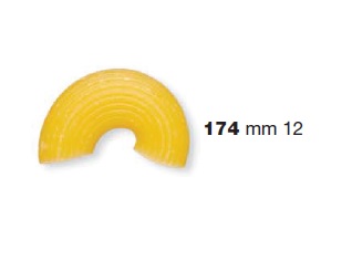 ФОРМА LA MONFERRINA ДЛЯ P6/P12 CURVI RIGATI 12 MM 174 БРОНЗА