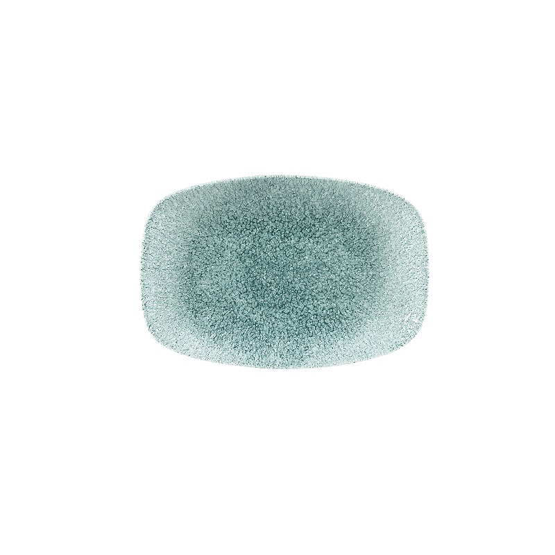 Блюдо прямоугольное CHEFS 23,7х15,7см, без борта, цвет Raku Jade Green, Studio Prints RKJGOBL21