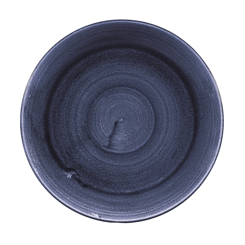 Тарелка мелкая 26см, без борта, Stonecast Patina, цвет Cobalt Blue PABLEV101