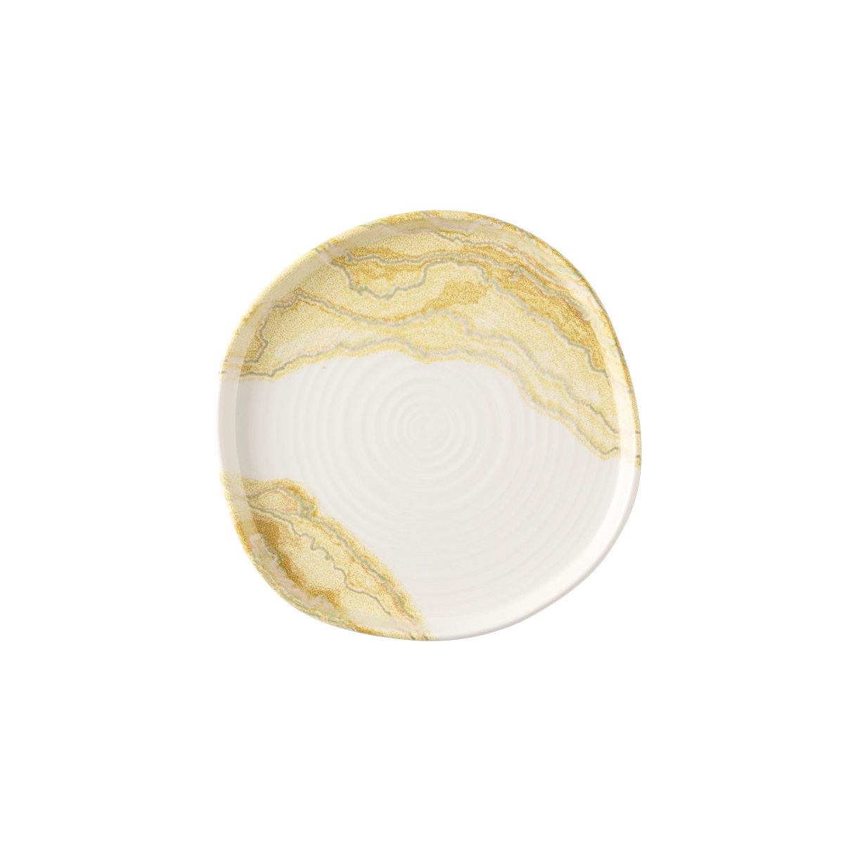 Тарелка мелкая 25,5см, без борта, цвет Tide Gold, Tide TDGDOW261