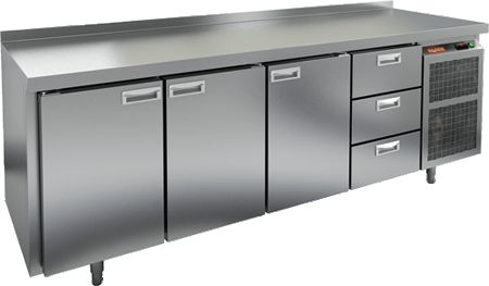 СТОЛ С МОРОЗ.ШКАФОМ HICOLD GN1113/BT