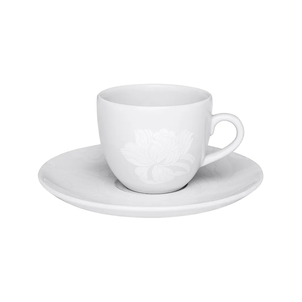 Пара чайная COUP BLANC (чашка 200мл и блюдце 16см) Oxford 003954, ED02-4787