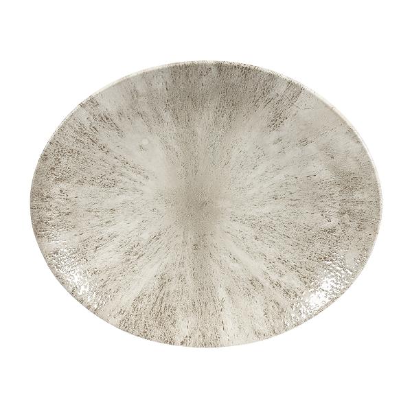 Блюдо овальное 27х22,9см, без борта, цвет Stone Agate Grey, Studio Prints STAGOP581