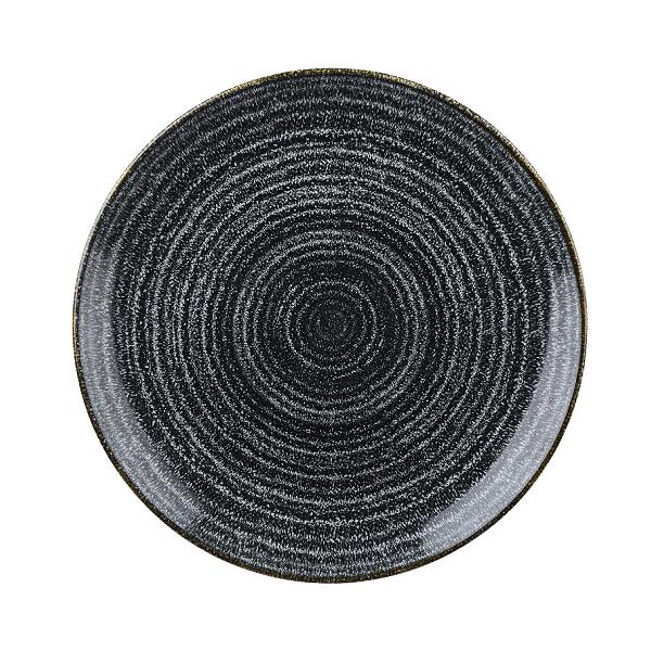 Тарелка мелкая 16,5см, без борта, цвет Charcoal Black, Studio Prints SPCBEVP61