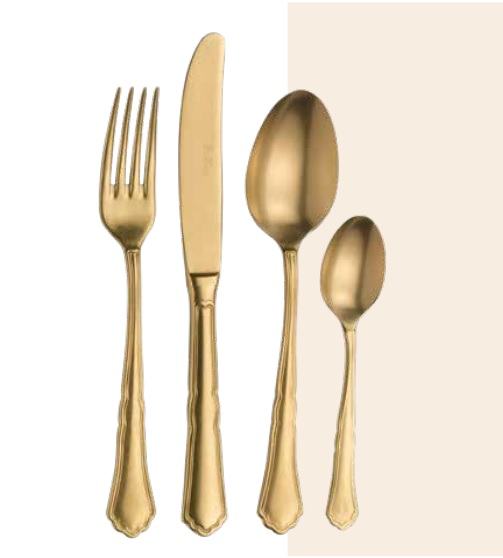 Вилка десертная/закусочная Settecento Alchimique Gold 0JA40005