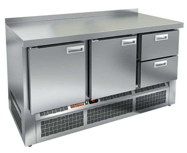 СТОЛ С ОХЛАЖД.ШКАФОМ HICOLD GNE112/TN миниатюра 2