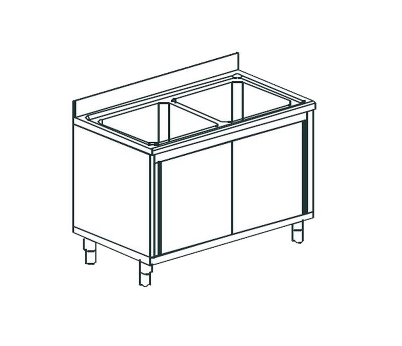 ВАННА КОТЛОМОЕЧНАЯ APACH CHEF LINE L2P217-85SD миниатюра 1