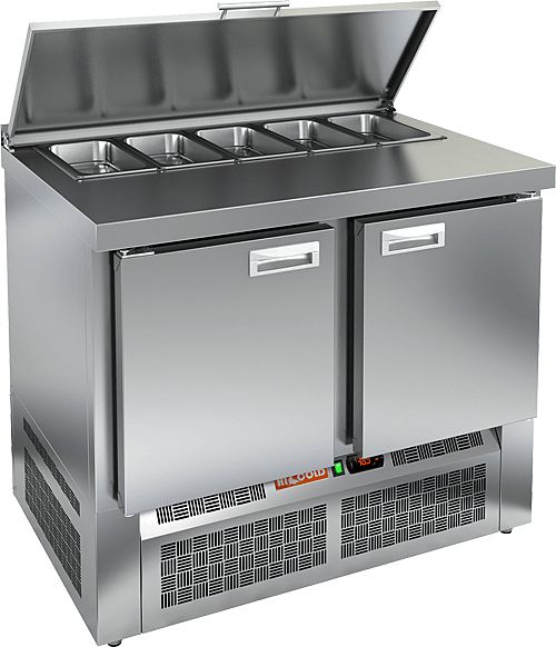 СТОЛ ДЛЯ САЛАТОВ HICOLD SLE1-11GN (1/3) O БЕЗ КРЫШКИ (R290)