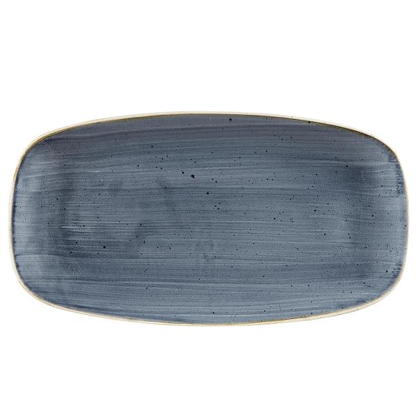 Блюдо прямоугольное CHEFS 29,8х15,3см, без борта, Stonecast, цвет Blueberry SBBSXO111