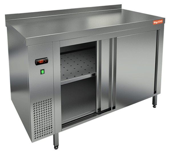 СТОЛ С ТЕПЛОВЫМ ШКАФОМ HICOLD TS 11 GN миниатюра 2