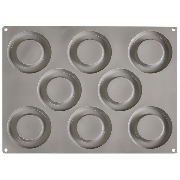 Форма силиконовая "Gourmand Кольцо" d100мм h10мм, 50мл, 8 ячеек GG006S