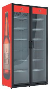 ШКАФ ХОЛОДИЛЬНЫЙ ДЛЯ НАПИТКОВ АРКТО FLEX-1358-ECO БЕЛЫЙ КРАШ. БЕЗ КАНАПЕ (2 ДВЕРИ) (108000057)