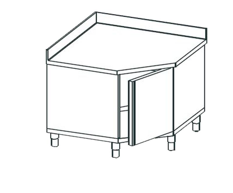 СТОЛ УГЛОВОЙ ЗАКРЫТЫЙ APACH CHEF LINE LWT710SH2HDU
