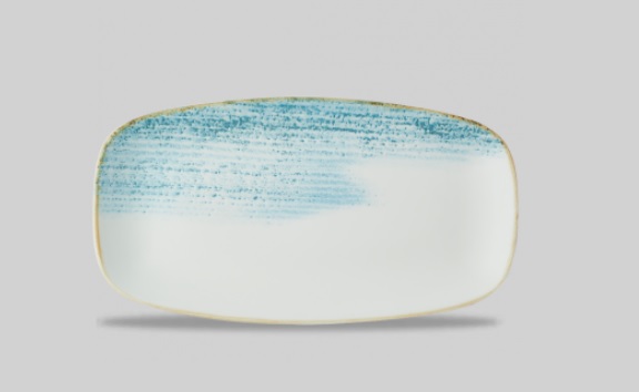 Блюдо прямоугольное CHEFS 29,8х15,3см, цвет Aquamarine, Studio Prints Homespun Accents HAAMXO111
