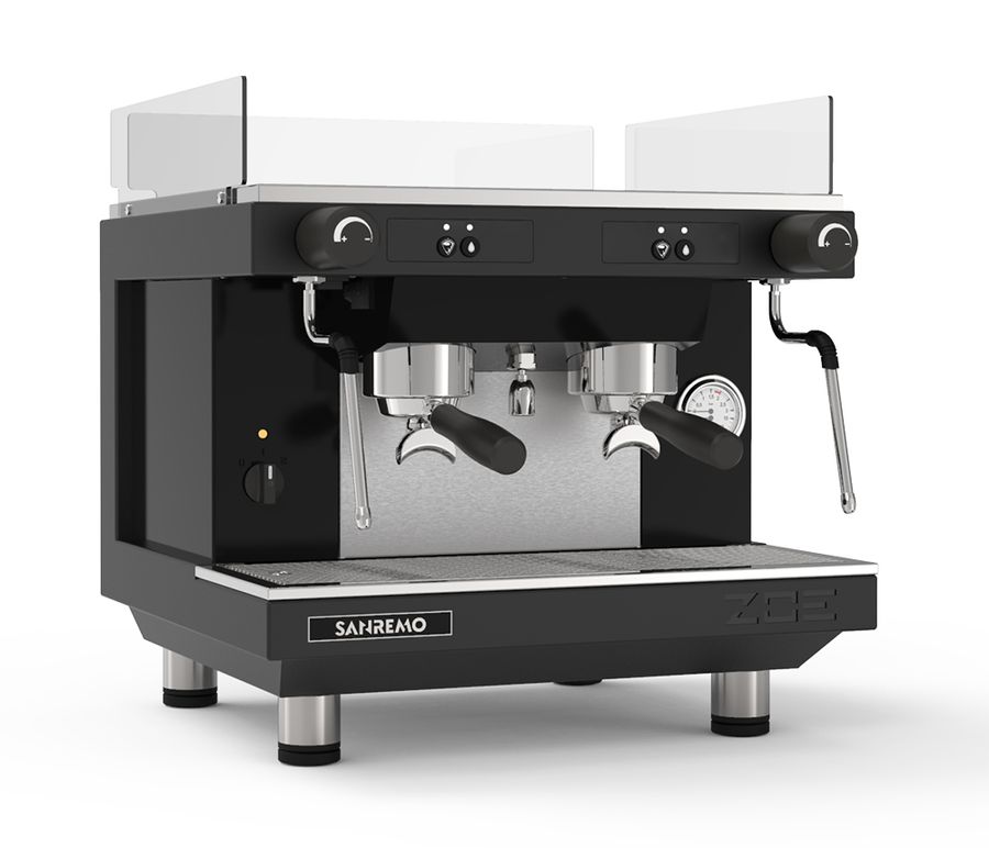 Кофемашина Sanremo Zoe Compact SAP (полуавтомат) 2 гр. чёрная