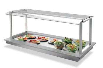 ПРИЛАВОК ХОЛОД. ENOFRIGO DOGE ISOLA V-CURVO SVT FISSA RF 1400 ВСТР.
