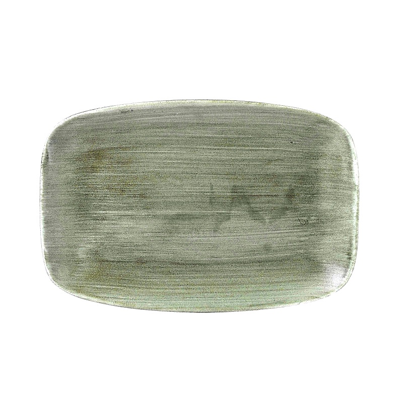 Блюдо прямоугольное CHEFS 30х19,9см, без борта, Stonecast Patina, цвет Burnished Green PABGOBL41