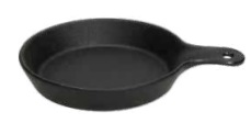 Сковорода d16см h3см 250мл порционная с ручкой MIGNON BLACK MO104220779