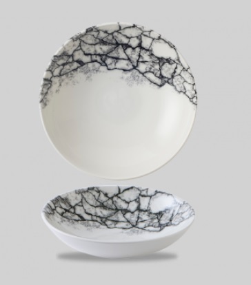 Салатник 1,14л d24,8см, без борта, цвет Kintsugi Quartz Black KAQBEVB91