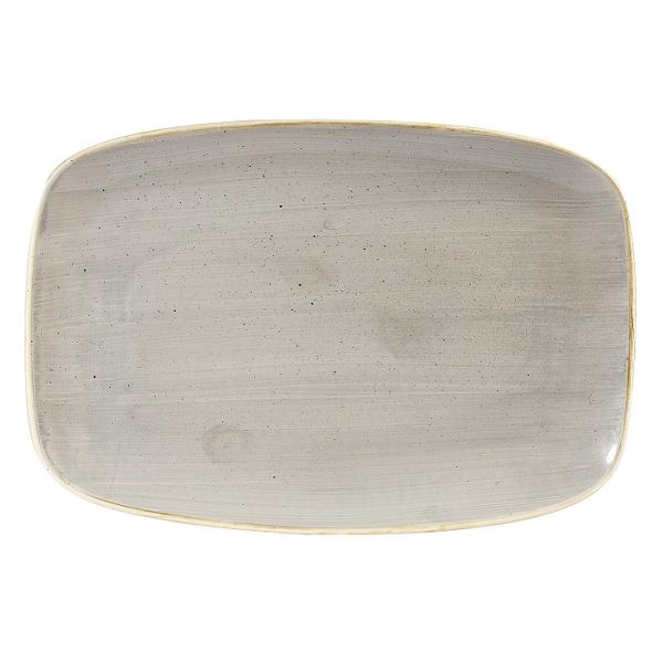 Блюдо прямоугольное CHEFS 35,5х24,5см, без борта, Stonecast, цвет Peppercorn Grey SPGSXP141