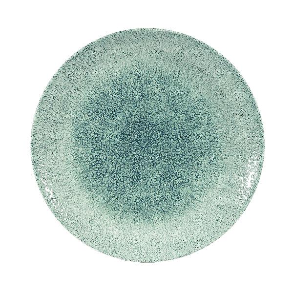 Тарелка мелкая 26см, без борта, цвет Raku Jade Green, Studio Prints RKJGEV101