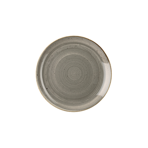 Тарелка мелкая 16,5см, без борта, Stonecast, цвет Peppercorn Grey SPGSEVP61