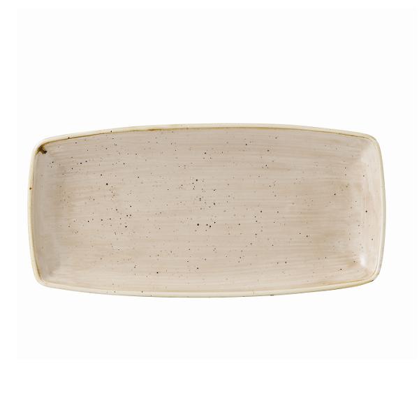 Блюдо сервировочное 29,5х15см, без борта, Stonecast, цвет Nutmeg Cream SNMSOP111