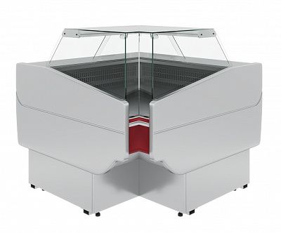 Витрина холодильная GС120 VM-6 (внутренний угол, динамика) (3004)