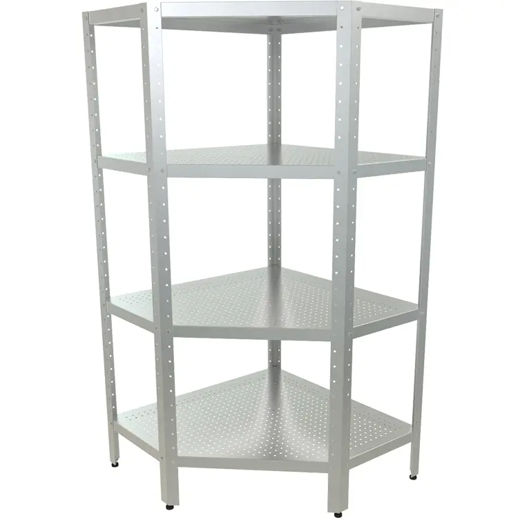 СТЕЛЛАЖ ПЕРФОРИРОВАННЫЙ УГЛОВОЙ КОБОР СКПУ-6/4-80/100/430