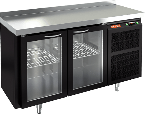 СТОЛ C ОХЛ.ШКАФОМ С СТЕКЛ.ДВЕР.HICOLD BNG 11 HT BAR BLACK