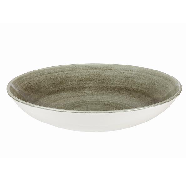 Тарелка глубокая 18,2см 0,426л, без борта, Stonecast Patina, цвет Burnished Green PABGEVB71