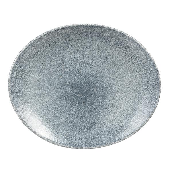 Блюдо овальное 27х22,9см, без борта, цвет Raku Topaz Blue, Studio Prints RKTBOP581