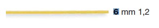 ФОРМА LA MONFERRINA ДЛЯ DOLLY / P.NUOVA SPAGHETTI 1,2 MM 6 БРОНЗА