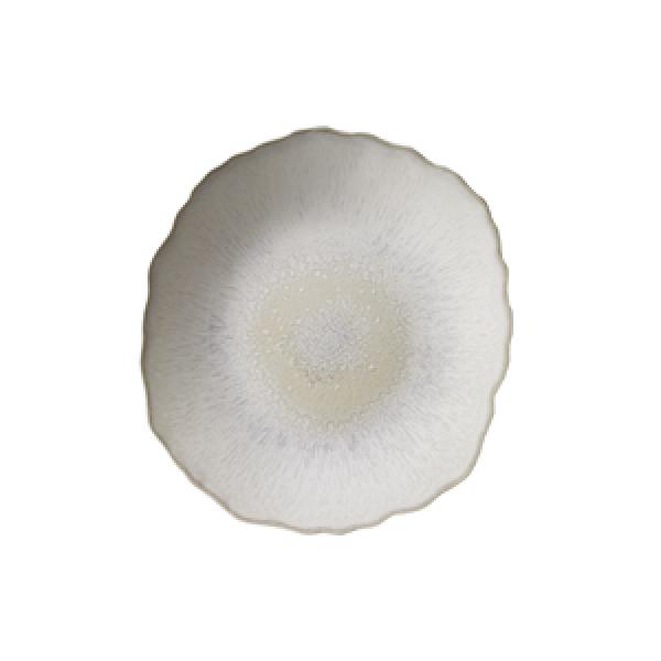 Тарелка мелкая 29,5х26,5см, керамика, цвет PERLE, Plume 960770