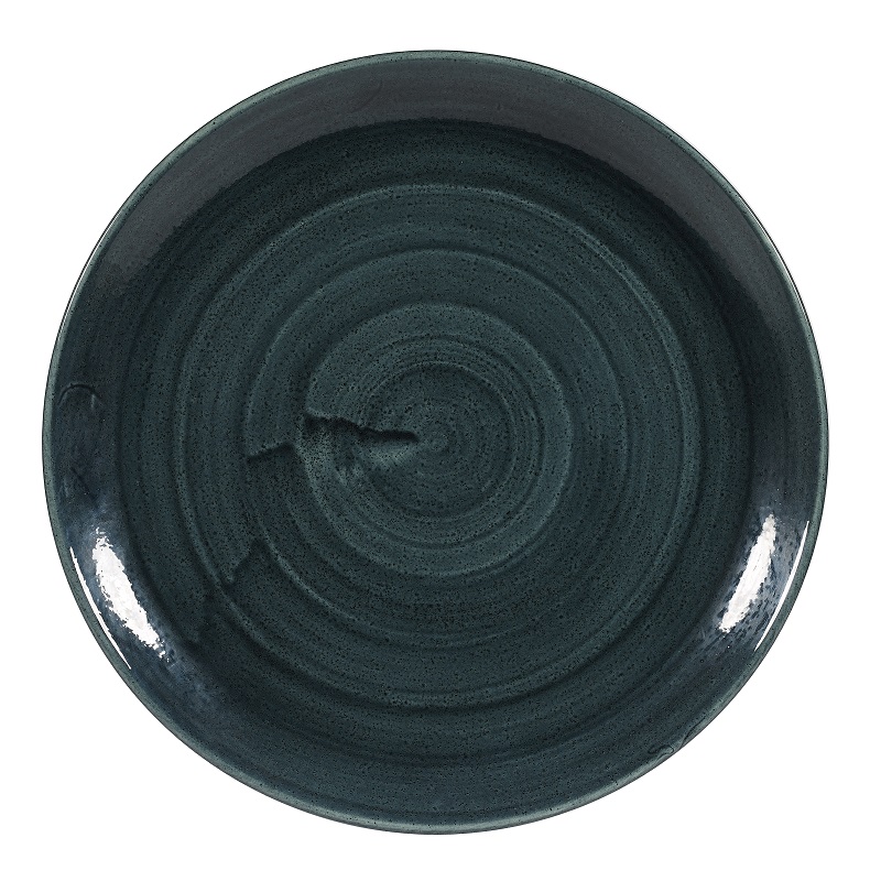 Тарелка мелкая 28,8см, без борта, Stonecast Patina, цвет Rustic Teal PATREV111