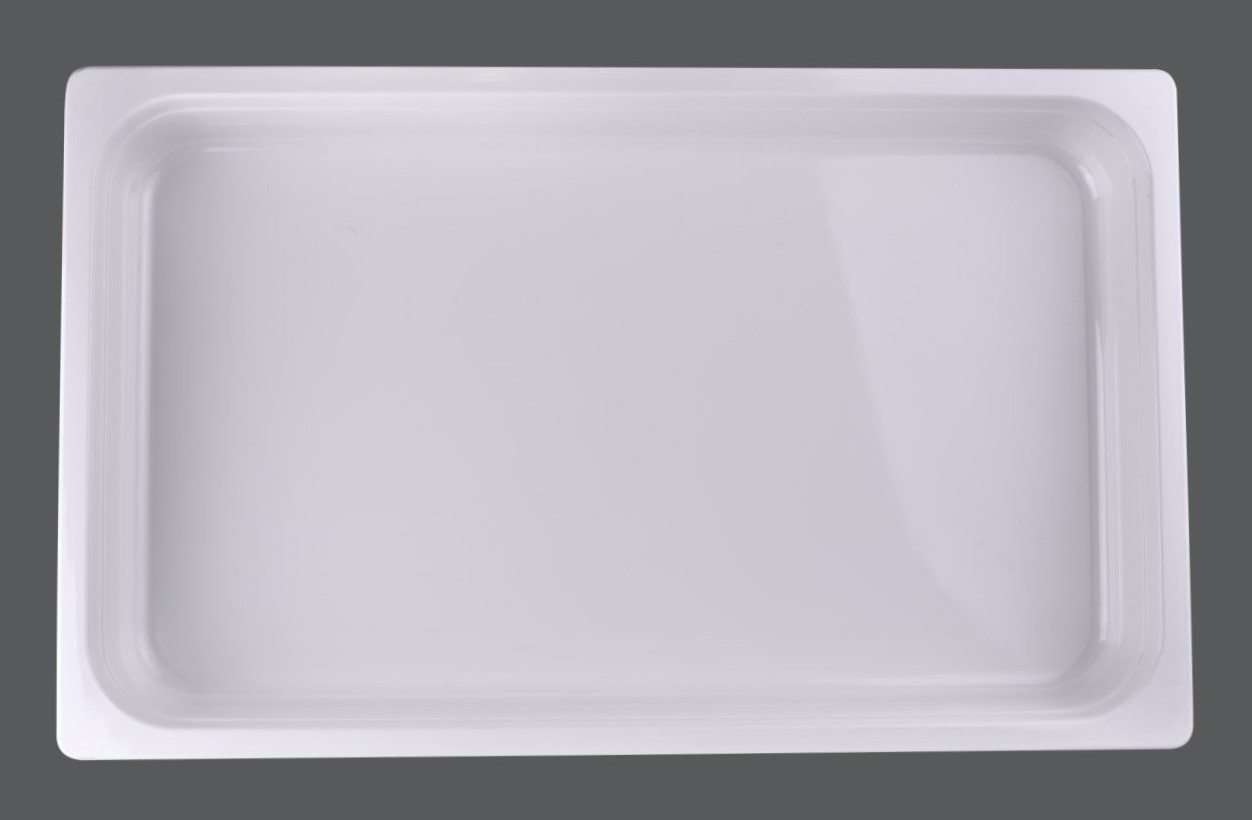 Гастроемкость GN 1/3 h65мм, меламин, цвет белый H-2242
