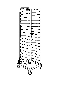 ТЕЛЕЖКА Д/ПЕЧИ ZANOLLI ROTOR WIND 3E/G-4E/G 18