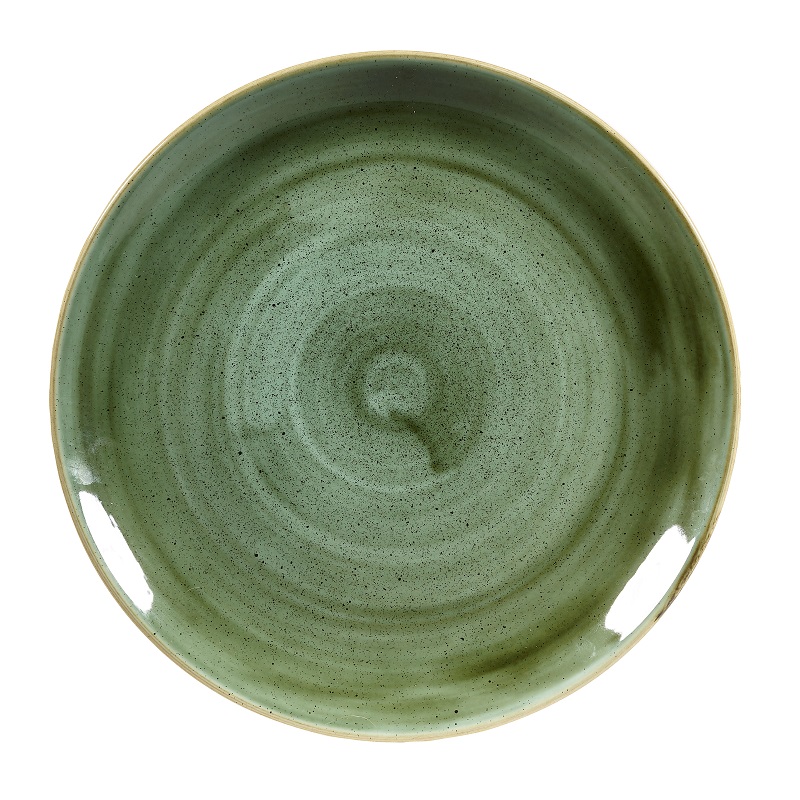 Тарелка мелкая 28,8см, без борта, Stonecast, цвет Samphire Green SSGSEV111