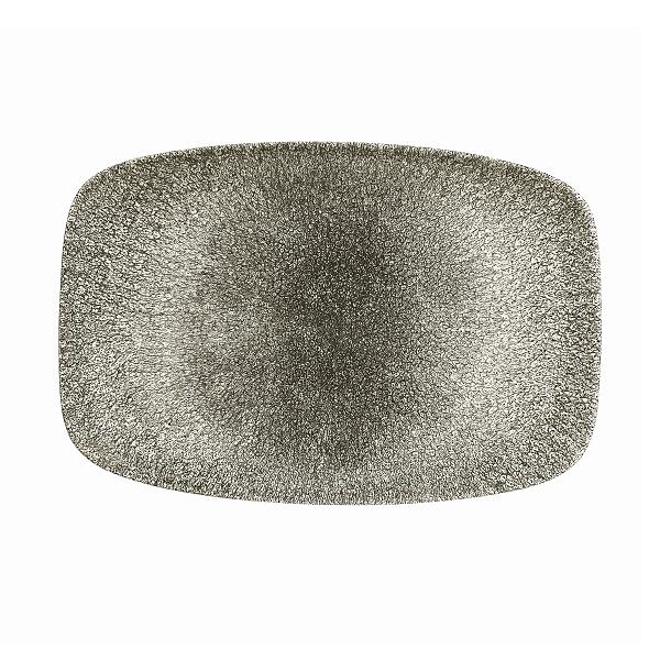 Блюдо прямоугольное CHEFS 30х19,9см, без борта, цвет Raku Quartz Black, Studio Prints RKBQOBL41