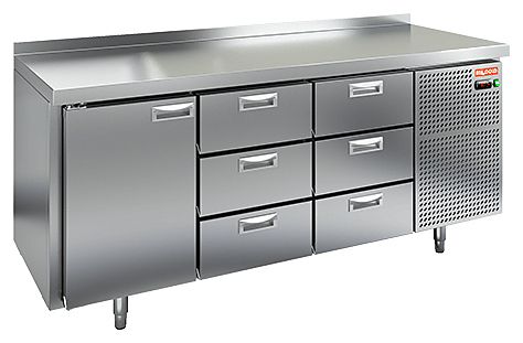 СТОЛ С ОХЛАЖД.ШКАФОМ HICOLD GN133/TN миниатюра 2