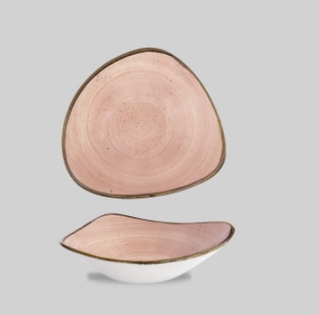 Салатник треугольный 0,60л d23,5см, без борта, Stonecast, цвет Terracotta SRTETRB91
