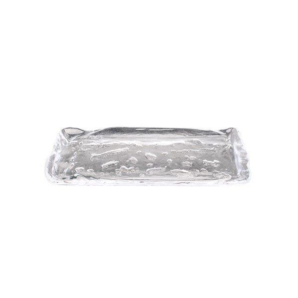 Блюдо стеклянное Лед прозрачное 25х11см h2см, Frost XGLAS-260