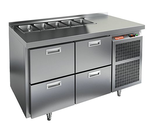 СТОЛ ДЛЯ САЛАТОВ HICOLD SL1-22GN (1/3) БЕЗ КРЫШК.