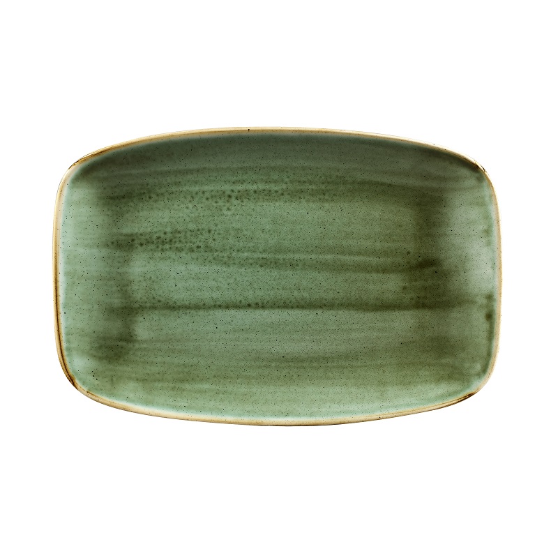Блюдо прямоугольное CHEFS 30х19,9см, без борта, Stonecast, цвет Samphire Green SSGSOBL41