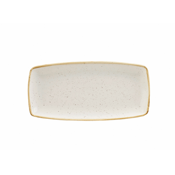 Блюдо сервировочное 29,5х15см, без борта, Stonecast, цвет Barley White SWHSOP111